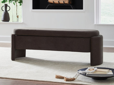 Furniture City Slidell - Ashley Furniture - Vavuniya Storage Bench - Storage Bench / Brown / 56"W x 19"D x 19"H - A3000750