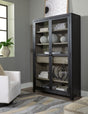 Furniture City Slidell - Ashley Furniture - Lenston Accent Cabinet - Accent Cabinet / Black/Gray - A4000507