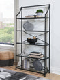 Furniture City Slidell - Ashley Furniture - Dakerwell Bookcase - Bookcase / Antique Black - A4000557
