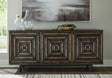 Furniture City Slidell - Ashley Furniture - Fair Ridge Accent Cabinet - Accent Cabinet / Distressed Black - A4000573