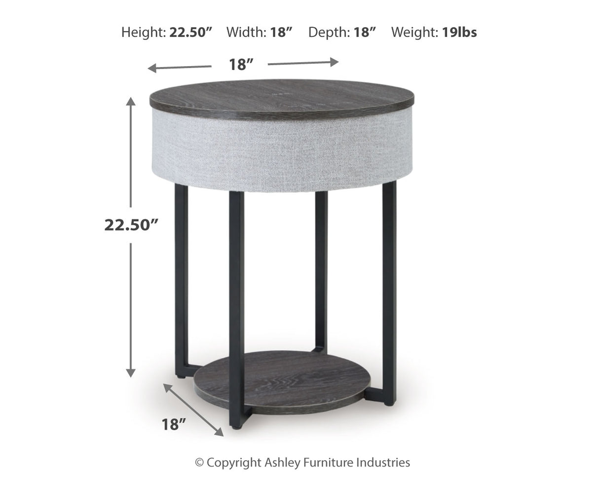 Sethlen Accent Table with Speaker