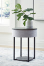 Furniture City Slidell - Ashley Furniture - Sethlen Accent Table with Speaker - Accent Table with Speaker / Gray/Black - A4000641