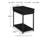 Gemmet Accent Table with Speaker