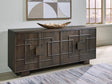 Furniture City Slidell - Ashley Furniture - Cato Accent Cabinet - Accent Cabinet / Dark Brown - A4000682