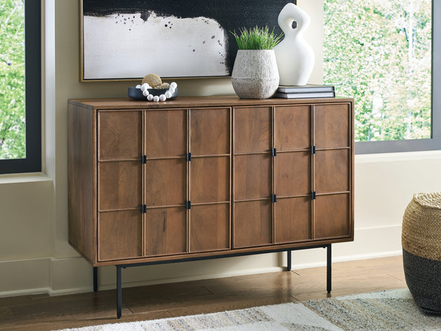 Furniture City Slidell - Ashley Furniture - Juddins Accent Cabinet - Accent Cabinet / Brown - A4000692