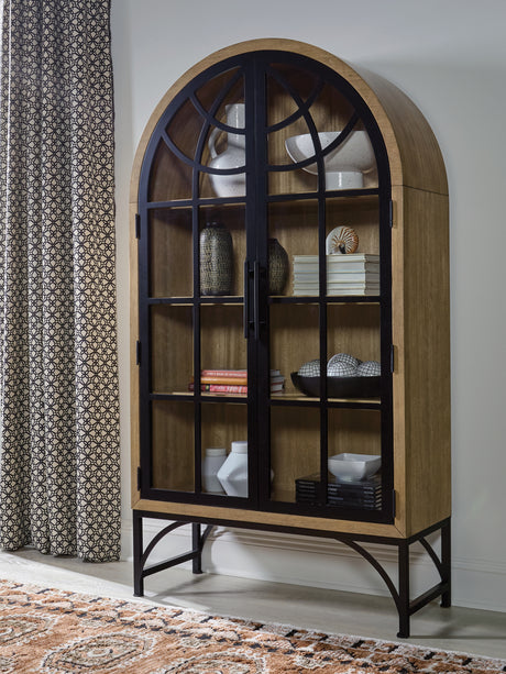 Furniture City Slidell - Ashley Furniture - Gwenwich Accent Cabinet - Accent Cabinet / Natural/Black - A4000704