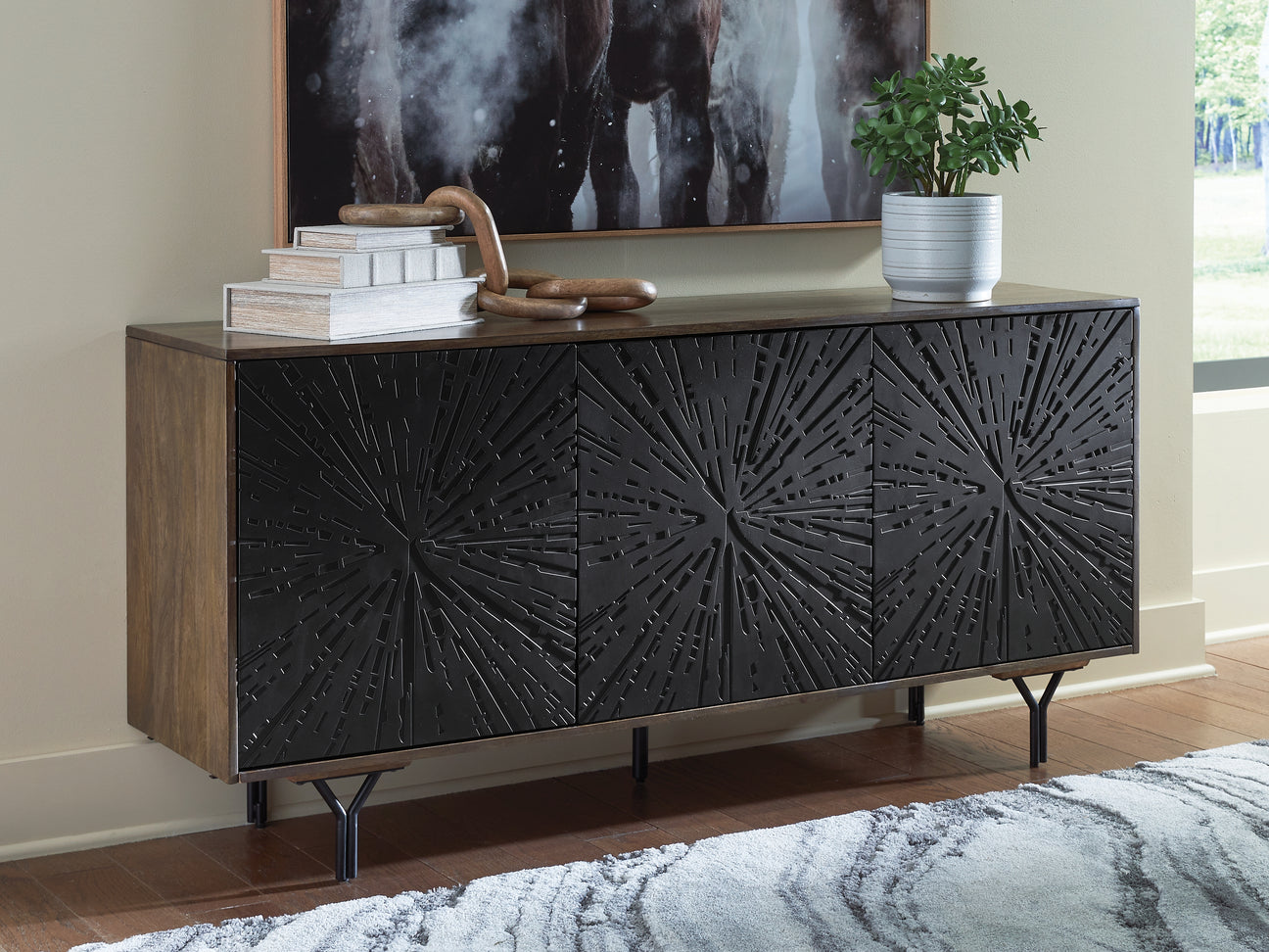 Furniture City Slidell - Ashley Furniture - Lavinmont Accent Cabinet - Accent Cabinet / Multi Brown - A4000710