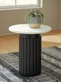 Furniture City Slidell - Ashley Furniture - Wainstone Accent Table - Accent Table / Black/White - A4000724