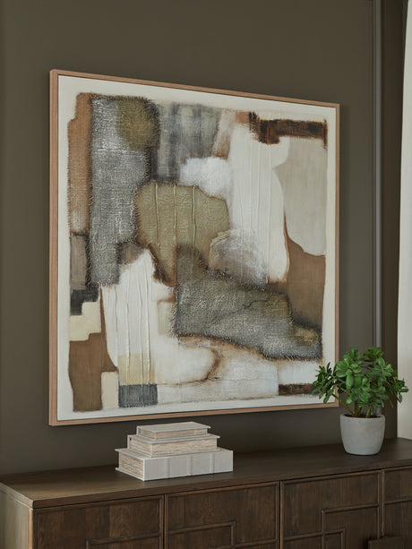 Furniture City Slidell - Ashley Furniture - Wylander Wall Decor - Wall Art / Tan/Brown/Gray - A8000497