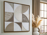 Furniture City Slidell - Ashley Furniture - Harelman Wall Decor - Wall Art / Tan/Taupe/White - A8000502