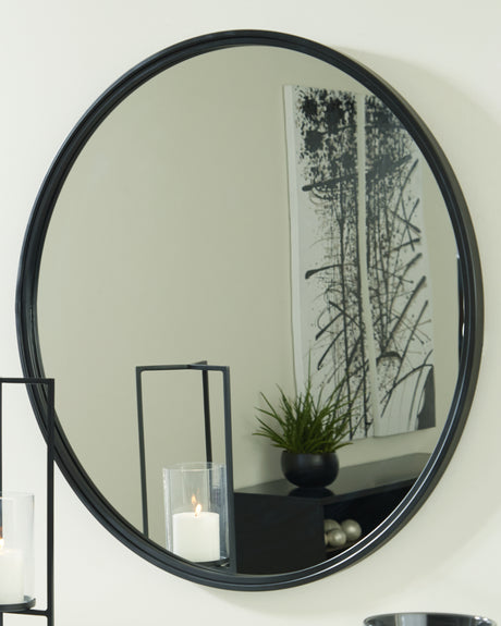 Furniture City Slidell - Ashley Furniture - Brocky Mirror - Accent Mirror / White - A8010293
