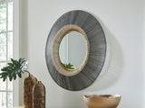 Furniture City Slidell - Ashley Furniture - Dallmen Mirror - Accent Mirror / Black/Gold Finish - A8010407