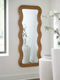 Furniture City Slidell - Ashley Furniture - Ellisonville Mirror - Floor Mirror / Brown - A8010413