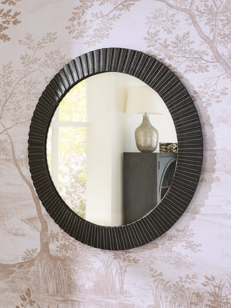 Furniture City Slidell - Ashley Furniture - Ozias Mirror - Accent Mirror / Black - A8010417