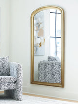 Furniture City Slidell - Ashley Furniture - Fintan Mirror - Floor Mirror / Gold Finish - A8010436