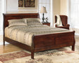 Furniture City Slidell - Ashley Furniture - Alisdair Bedroom - California King Sleigh Bed / Reddish Brown - B376B9