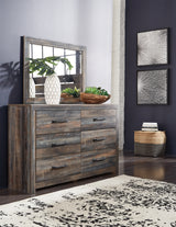 Furniture City Slidell - Ashley Furniture - Drystan Bedroom - Dresser and Mirror / Multi - B211B1