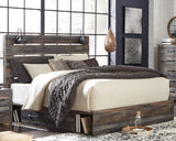 Furniture City Slidell - Ashley Furniture - Drystan Bedroom - King Panel Bed with 4 Storage Drawers / Multi - B211B54