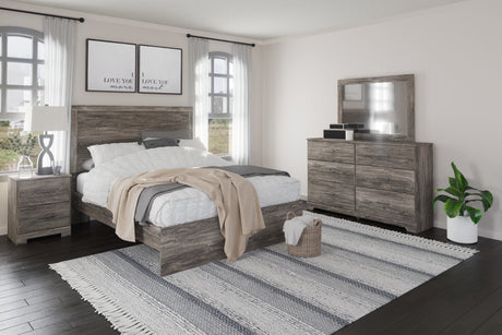 Furniture City Slidell - Ashley Furniture - Ralinksi Bedroom - Two Drawer Night Stand / Gray - B2587-92
