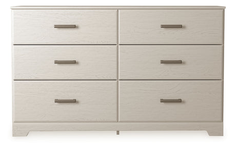 Furniture City Slidell - Ashley Furniture - Stelsie Bedroom - Six Drawer Dresser / White - B2588-31