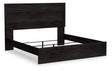 Furniture City Slidell - Ashley Furniture - Belachime Bedroom - King Panel Bed / Charcoal - B2589B4
