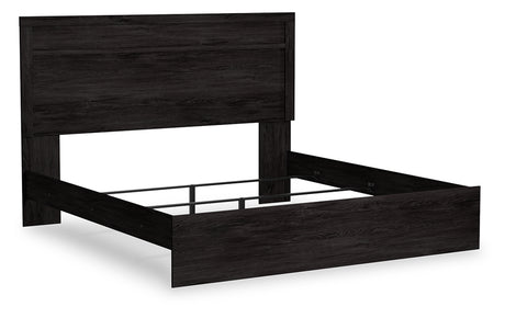 Furniture City Slidell - Ashley Furniture - Belachime Bedroom - King Panel Bed / Charcoal - B2589B4