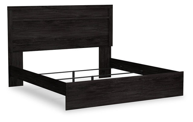 Furniture City Slidell - Ashley Furniture - Belachime Bedroom - King Panel Bed / Charcoal - B2589B4