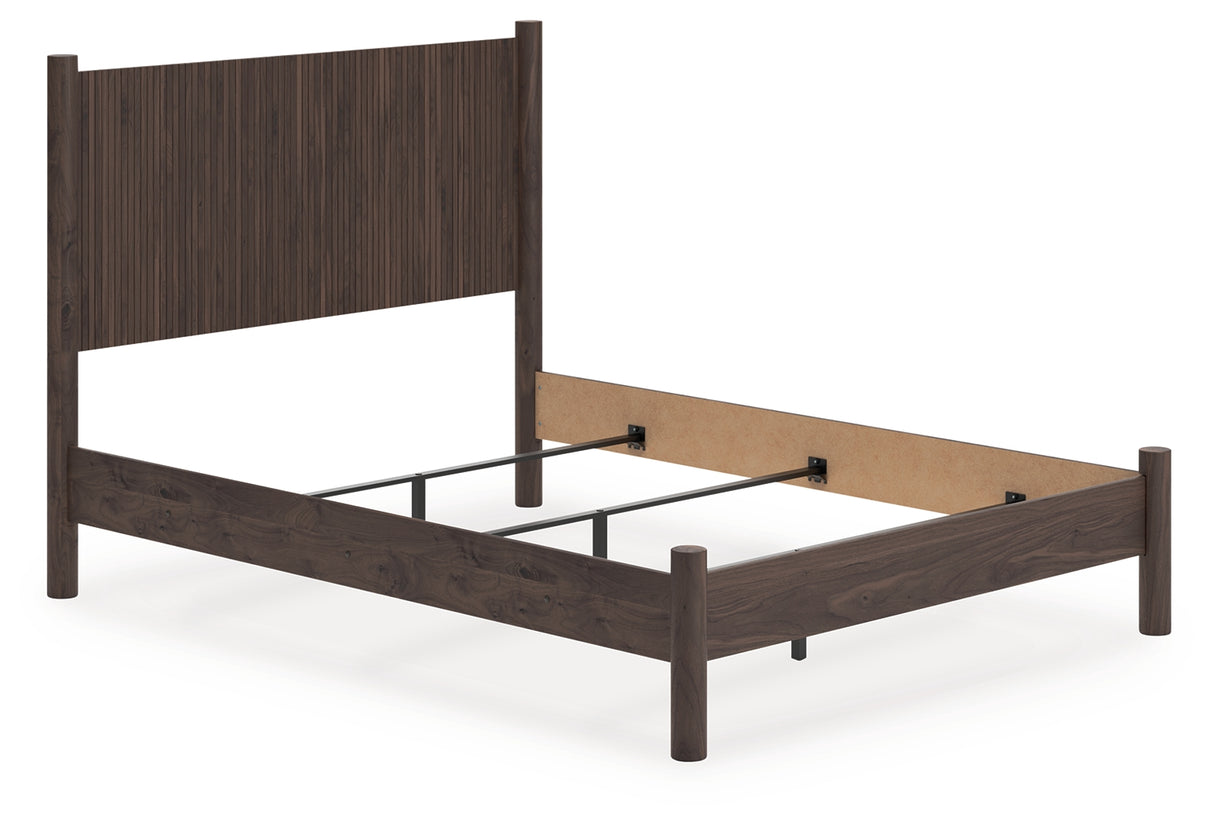 Furniture City Slidell - Ashley Furniture - Pamytta Bedroom - Queen Panel Bed / Brown - PCB2614B18