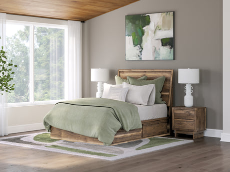 Furniture City Slidell - Ashley Furniture - Chirason Bedroom - Queen Panel Bed / Brown - PCB3367B2