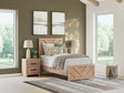 Furniture City Slidell - Ashley Furniture - Sanginlane Bedroom - King Panel Bed / Tan - B3787B8