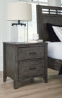 Furniture City Slidell - Ashley Furniture - Montillan Bedroom - Two Drawer Night Stand / Grayish Brown - B651-92