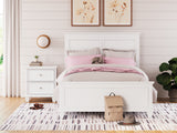 Furniture City Slidell - Ashley Furniture - Fortman Bedroom - Full Panel Bed / White - B680B8