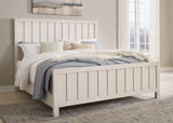 Furniture City Slidell - Ashley Furniture - Shaybrock Bedroom - California King Panel Bed / Antique White - B683B7