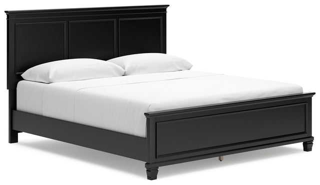 Furniture City Slidell - Ashley Furniture - Lanolee Bedroom - California King Panel Bed / Black - B687B9