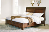 Furniture City Slidell - Ashley Furniture - Trellington Bedroom - King Sleigh Storage Bed / Brown - B716B2