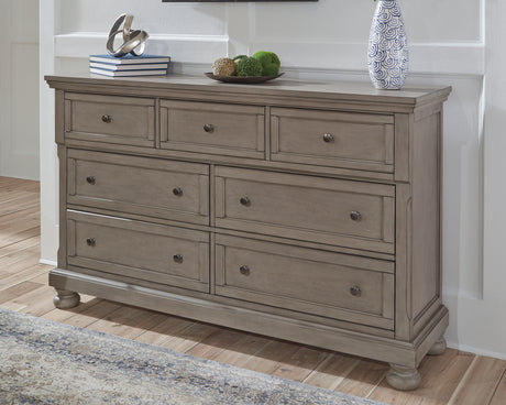 Furniture City Slidell - Ashley Furniture - Lettner Bedroom - Dresser / Light Gray - B733-31