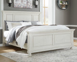 Furniture City Slidell - Ashley Furniture - Robbinsdale Bedroom - California King Panel Bed / Antique White - B742B7