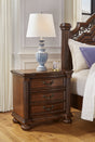 Furniture City Slidell - Ashley Furniture - Lavinton Bedroom - Three Drawer Night Stand / Brown - B764-93