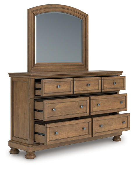 Furniture City Slidell - Ashley Furniture - Feddinger Bedroom - California King Sleigh Bed / Medium Brown - PCB779B16