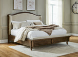 Furniture City Slidell - Ashley Furniture - Sturlayne Bedroom - California King Upholstered Panel Bed / Brown - B787B5