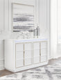 Furniture City Slidell - Ashley Furniture - Chalanna Bedroom - Dresser and Mirror / White - B822B1