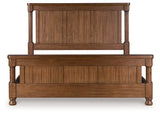 Furniture City Slidell - Ashley Furniture - Rowlenstown Bedroom - King Poster Bed / Brown - PCB824B4