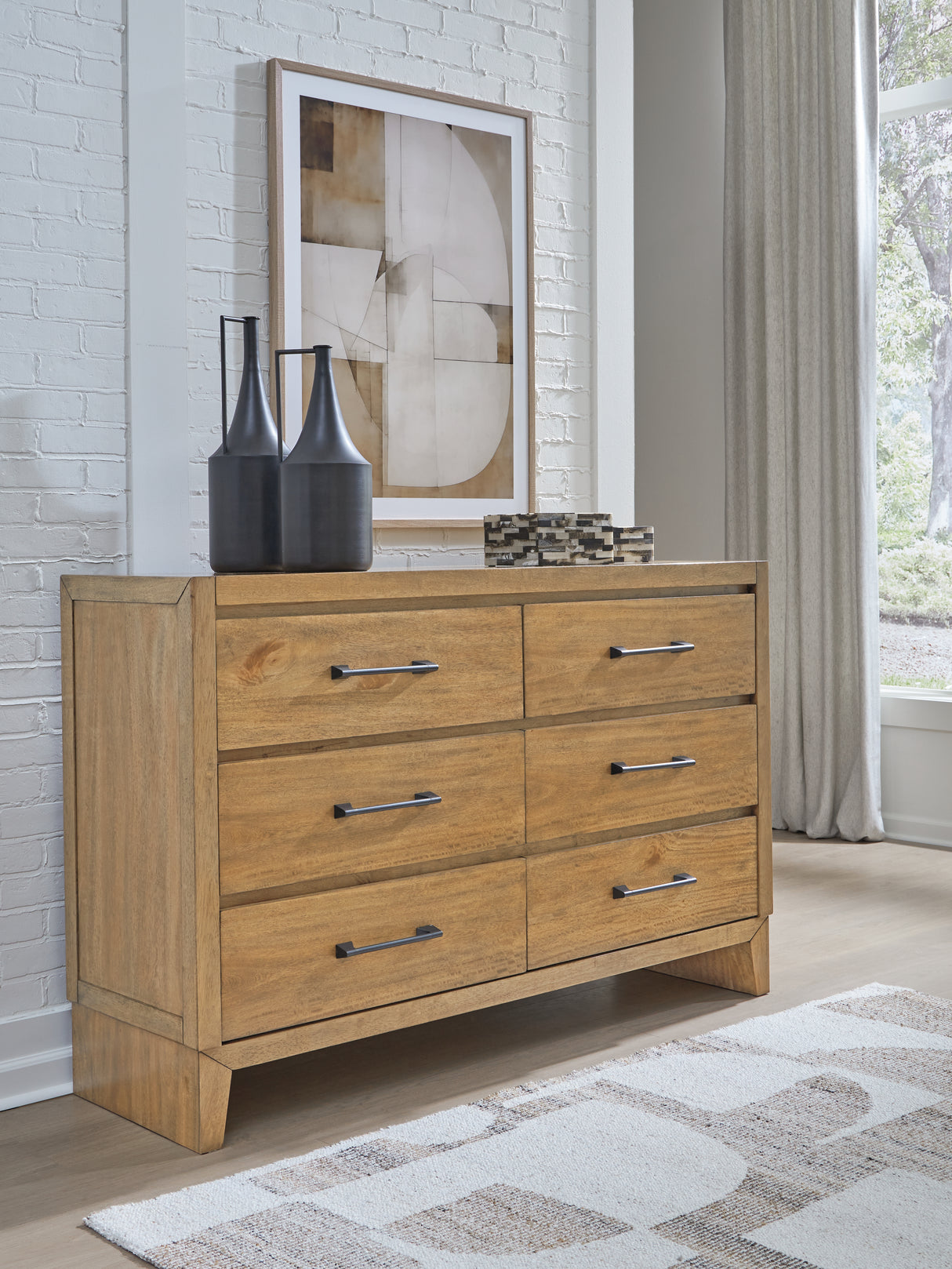 Furniture City Slidell - Ashley Furniture - Sherbana Bedroom - Dresser / Light Brown - B833-31