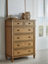 Furniture City Slidell - Ashley Furniture - Sharlance Bedroom - King Upholstered Panel Bed / Light Brown - B895B6