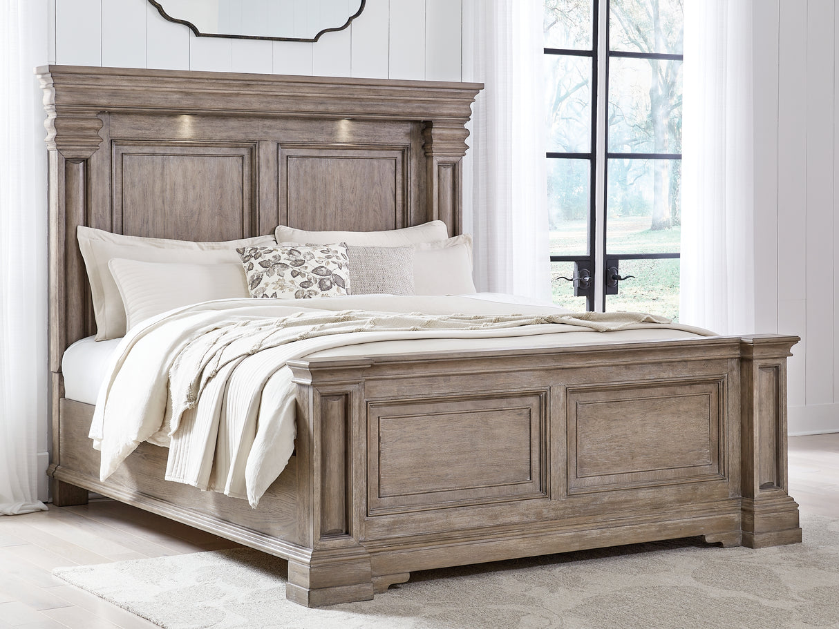 Furniture City Slidell - Ashley Furniture - Blairhurst Bedroom - King Panel Bed / Light Grayish Brown - B916B4