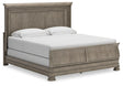 Furniture City Slidell - Ashley Furniture - Lexorne Bedroom - California King Sleigh Bed / Gray - B924B5