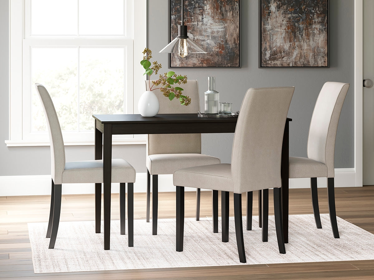 Furniture City Slidell - Ashley Furniture - Kimonte Dining Room - Dining Chair (Set of 2) / Ivory - D250-01X2