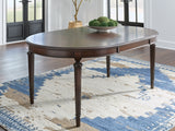 Furniture City Slidell - Ashley Furniture - Lavinton Dining Room - Oval Dining Room EXT Table / Brown - D764-35