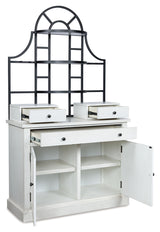 Furniture City Slidell - Ashley Furniture - Greddinton Baker's Rack - Baker's Rack / White - PCD824D1