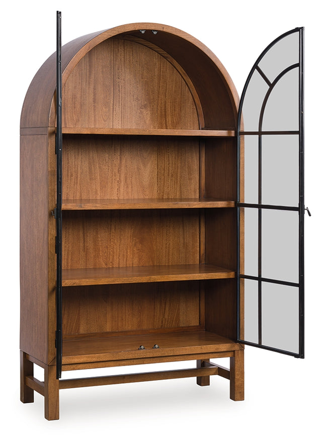 Furniture City Slidell - Ashley Furniture - Greddinton Display Cabinet - Display Cabinet / Brown/Black - PCD824-476